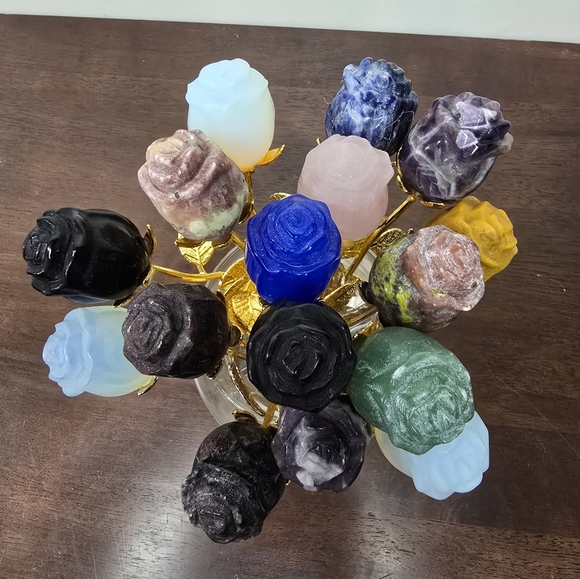 Obsidian Crystal Rose - Picture 11 of 11